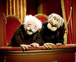 The aforementioned Statler and Waldorf